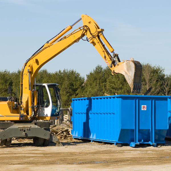 are there any additional fees associated with a residential dumpster rental in Deerfield Street